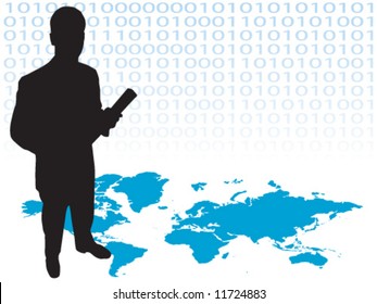 Man and binary world