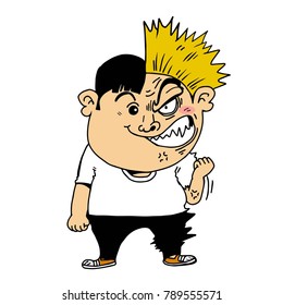 Man with Bipolar Disorder