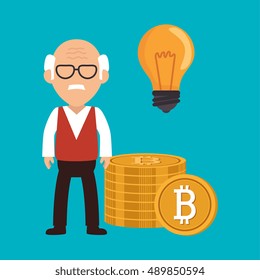 man bit coin idea