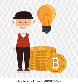 man bit coin idea