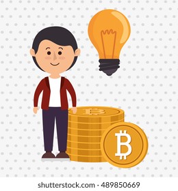man bit coin idea