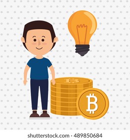 man bit coin idea