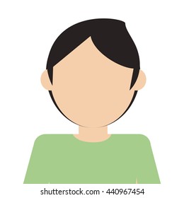 man with black hair