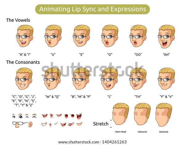 Man Blonde Hair Cartoon Character Design Stock Image Download Now