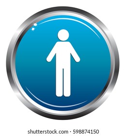 Man Blue Icon
