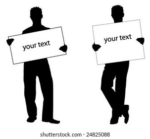 man with board