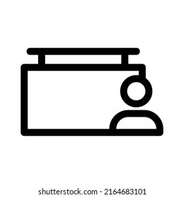 man board icon or logo isolated sign symbol vector illustration - high quality black style vector icons
