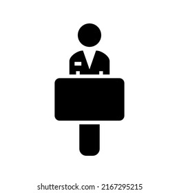 man board icon or logo isolated sign symbol vector illustration - high quality black style vector icons

