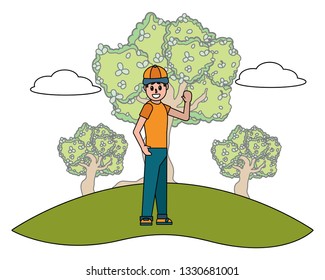 man body cartoon