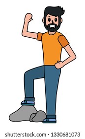 man body cartoon