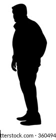 a man body silhouette