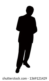 a man body silhouette vector