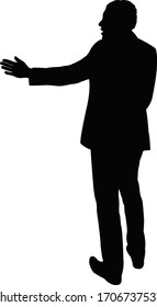 a man body silhouette vector