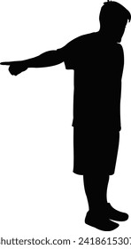 a man body silhouette vector