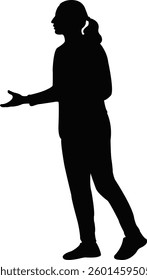 a man body silhouette vector