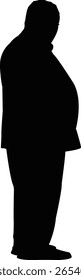 a man body silhouette vector