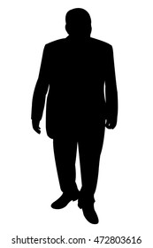 a man body silhouette vector