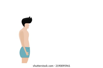 A man body vector Illustration.