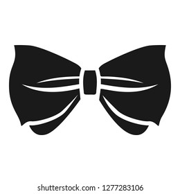 Man bow tie icon. Simple illustration of man bow tie vector icon for web design isolated on white background