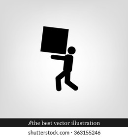 Man Box Icon.