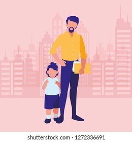 Man and boy design