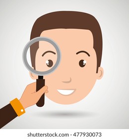 man boy search hand
