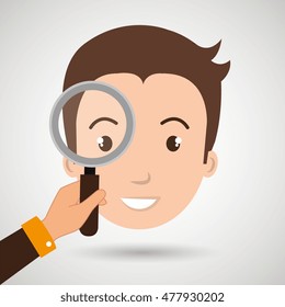 man boy search hand