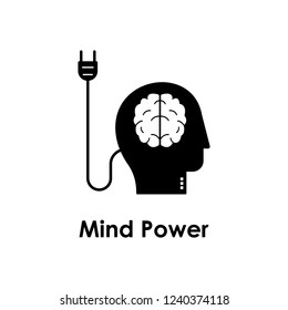 man, brain, socket icon. Element of business icon with description. Glyph icon for website design and development, app development. Premium icon