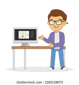 Man with Branding Through Design