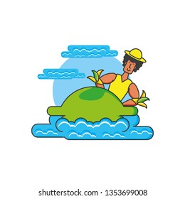 man brazilian dancer character