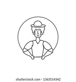 man brazilian dancer character