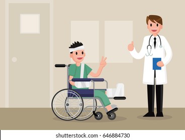 5,829 Broken Leg Wheelchair Images, Stock Photos & Vectors 