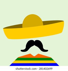 man with bushy mustache wearing sombrero