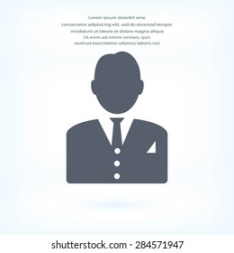  man in business icon