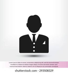 man in business icon
