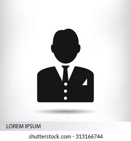  man in business icon