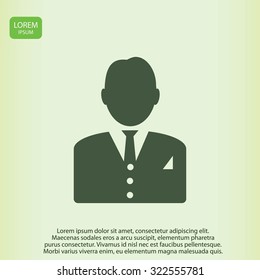  man in business icon