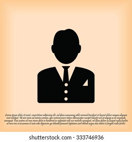  man in business icon