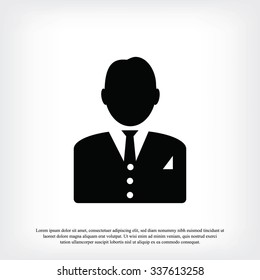 man in business icon