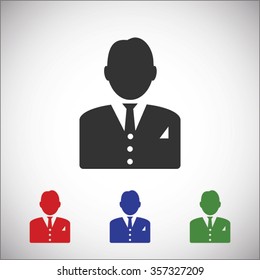  man in business icon