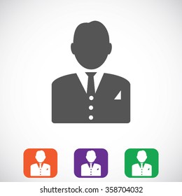  man in business icon