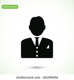  man in business icon