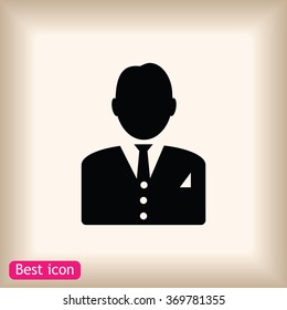  man in business icon
