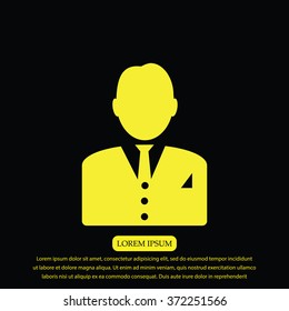  man in business icon
