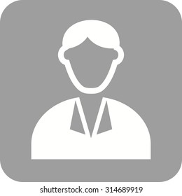 Man, business, office icon vector image. Can also be used for professionals. Suitable for web apps, mobile apps and print media.