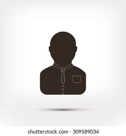  man in business suit icon