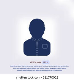  man in business suit icon