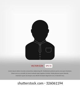  man in business suit icon