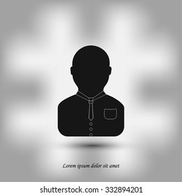  man in business suit icon
