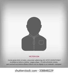  man in business suit icon
